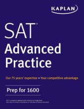 book SAT advanced practice: prep for 1600