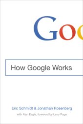 book Google: how Google works