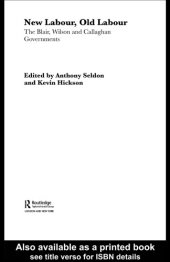 book New Labour, old Labour: the Wilson and Callaghan governments, 1974-79