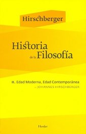 book Historia de la Filosofía: II. Edad Moderna, Edad Contemporánea