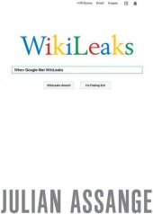 book When Google Met WikiLeaks