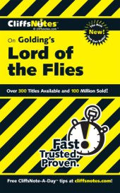 book CliffsNotes on Golding's Lord of the Flies