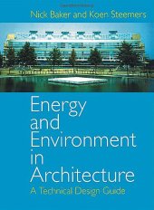 book Energy and Environment in Architecture: A Technical Design Guide