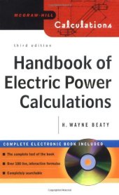 book Handbook of Electric Power Calculations