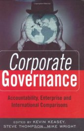 book Corporate Governance: Accountability, Enterprise and International Comparisons