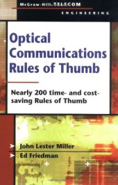 book Optical Communications Rules of Thumb