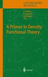 book A Primer in Density Functional Theory