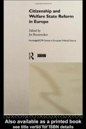 book Citizenship and Welfare State Reform in Europe