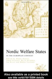 book Nordic Welfare States in the European Context