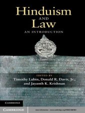 book Hinduism and Law: An Introduction