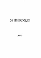 book Os Pensadores - Textos Selecionados