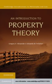 book Property law: an introduction