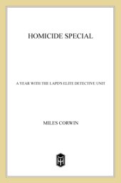 book Homicide special: a year with the LAPD's elite detective unit