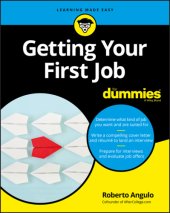 book Getting Your First Job For Dummies