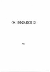 book Os Pensadores - Do Espírito das Leis