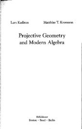 book Projective geometry and modern algebra