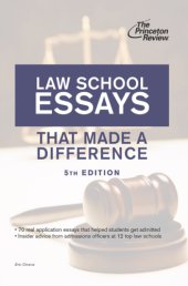 book Law School Essays That Made a Difference