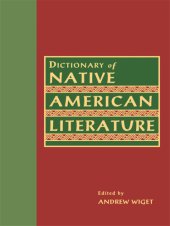 book Dictionary of Native American Literature