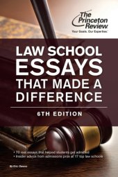 book Law School Essays That Made a Difference