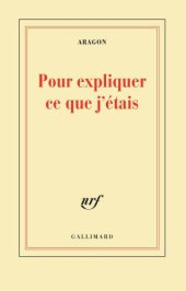 book Pour expliquer ce que j'étais