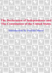 book The Declaration of Independence and the Constitution of the United States