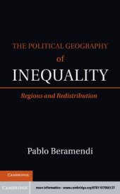 book The Political Geography of Inequality: Regions and Redistribution