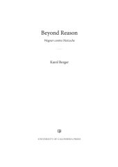 book Beyond reason: Wagner contra Nietzsche