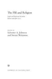 book The FBI and Religion: Faith and National Security before and after 9/11