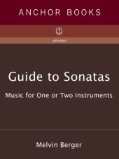 book Guide to Sonatas: Music for One or Two Instruments