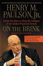 book On the Brink: Inside the Race to Stop the Collapse of the Global Financial System:: With Original New Material on the Five Year Anniversary of the Financial Crisis