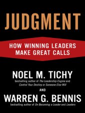 book Judgment: how winning leaders make great calls