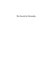 book The search for normality: national identity and historical consciousness in Germany since 1800