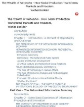 book The Wealth of Networks: How Social Production Transforms Markets and Freedom