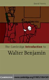 book The Cambridge introduction to Walter Benjamin