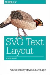 book SVG text layout: words as art