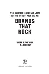 book Brands that rock: what the music industry can teach marketers about customer loyalty