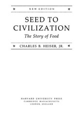 book Seed to Civilization: The Story of Food