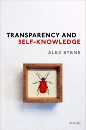 book Transparency and self-knowledge