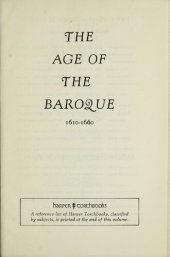 book The Age of the Baroque, 1610-1660