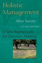 book Holistic management a new framework for decision making