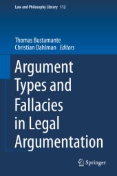 book Argument Types and Fallacies in Legal Argumentation