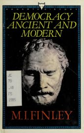 book Democracy Ancient and Modern