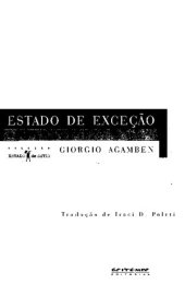 book Estado de Exceção