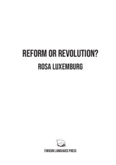 book Reform or Revolution