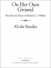 book On her own ground: the life and times of Madam C.J. Walker