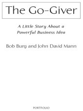 book The go-giver: a little story about a powerful business idea