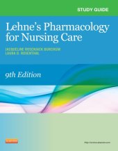 book Study guide Pharmacology for nursing care