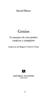 book Genios. Un mosaico de cien mentes creativas y ejemplares