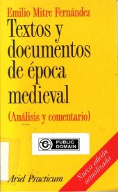 book Textos y documentos de época medieval