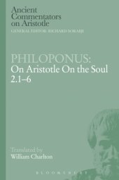 book On Aristotle on the soul, 2.1-6